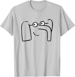 This Is My Book Character Costume Funny Elephant Kid Reading T-Shirt
