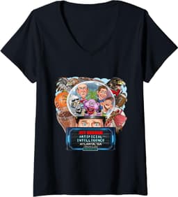 Jeff DunhamWomens Jeff Dunham Atlanta, GA (2025) V-Neck T-Shirt