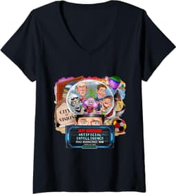 Womens Jeff Dunham Rio Rancho, NM (2025) V-Neck T-Shirt