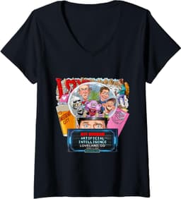 Womens Jeff Dunham Loveland, CO (2025) V-Neck T-Shirt