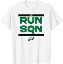 RUN SQN Saquon Eagles Vintage Barkley Design 90s Graphic T-Shirt