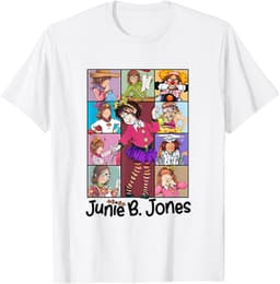 Teacher Back To Shool GiftsCute Teacher Junie B Childrens Book Back Jones to School T-Shirt