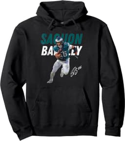 Saquon Eagles Vintage Barkley Design 90s Graphic Tee Pullover Hoodie