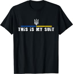 Support Zelensky UkraineThis is my Suit Support Zelensky, Ukrainian Suit T-Shirt