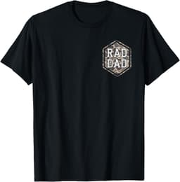 (2 SIDES) Camo Rad Dad Retro Camouflage Daddy Father's Day T-Shirt