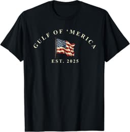 Gulf of US Flag Merica Tee Patriotic 2025 T-Shirt