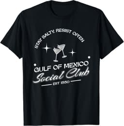Gulf of Mexico Vintage Gulf of Mexico Social Club Est 1550 T-Shirt