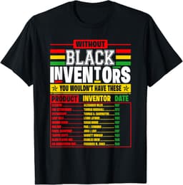 Celebrating Black History Culture Excellence Inventors T-Shirt
