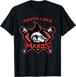 South Lake Makos Baseball Team Shark T-Shirt