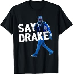Retro Say Drake Typography Men Women Kid Funny Meme Vintage T-Shirt