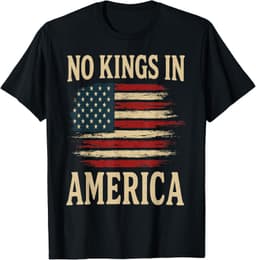 No Kings Vintage Patriotic Freedom Liberty Usa Liberty T-Shirt