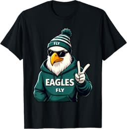 Eagles Flying Bird Inspirational EaglesEagles Fly Vintage Eagles Flying Bird Graphic Design Eagles T-Shirt