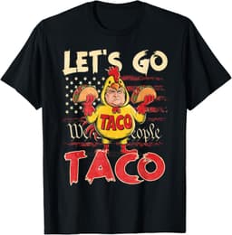 Retro Let's Go Taco Shirt Funny Let's Go Taco For Men Women T-Shirt