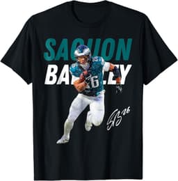 Vintage Saquon Eagles BarkleySaquon Eagles Vintage Barkley Design 90s Graphic Tee T-Shirt
