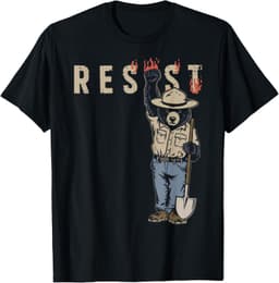 Vintage Smokey The Resist Bear Nation Park Men Women T-Shirt