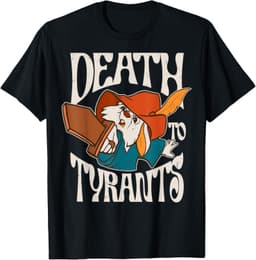 Retro Rabbit Death To Tyrants Vintage 90s T-Shirt