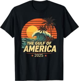 Retro Gulf Of USA Est 2025 American Vintage Beach T-Shirt