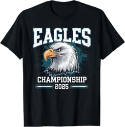 Football Championship 2025 TeesVintage PE Conference Championship 2025 Celebrated Eagles T-Shirt