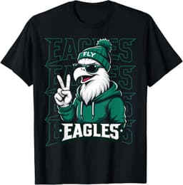 TIYARA.CoCool Eagles Flying Funny men women Eagle T-Shirt