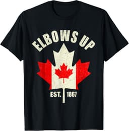 Elbows Up Canada Est 1867 Proud Canadian Strong Canada T-Shirt