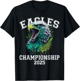 Vintage PE Conference Championship 2025 Celebrated Eagles T-Shirt