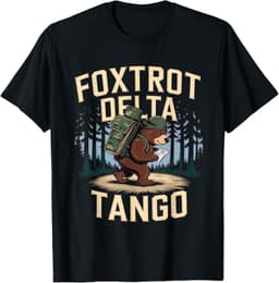 Foxtrots Deltas Tangos Funny Resist Bear T-Shirt