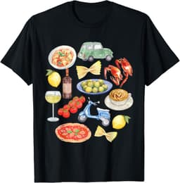 Italy Aesthetic Watercolor Vibes Graphic T-Shirt
