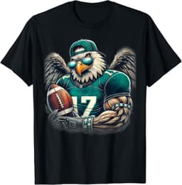 Cool Face Eagles with Sunglasses Vintage Funny Eagles kids T-Shirt