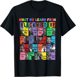 Black History Month Family Matching CustomeWhat We Learn From Black History Matching Men Women T-Shirt